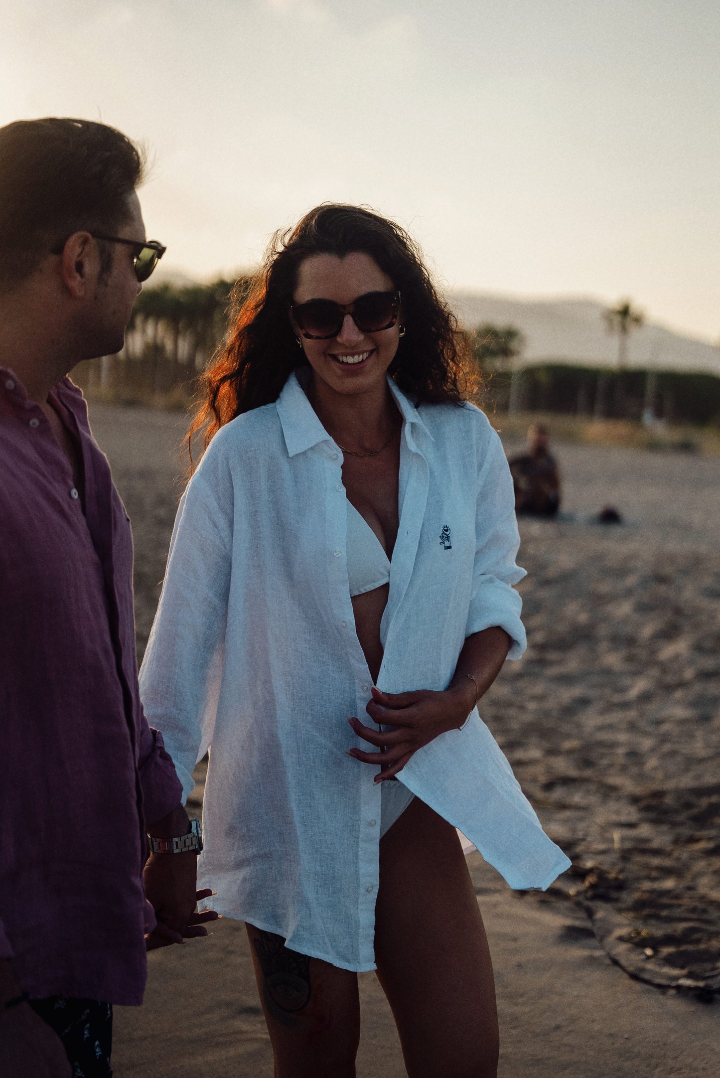 Camisa Blanca Sunset Lino