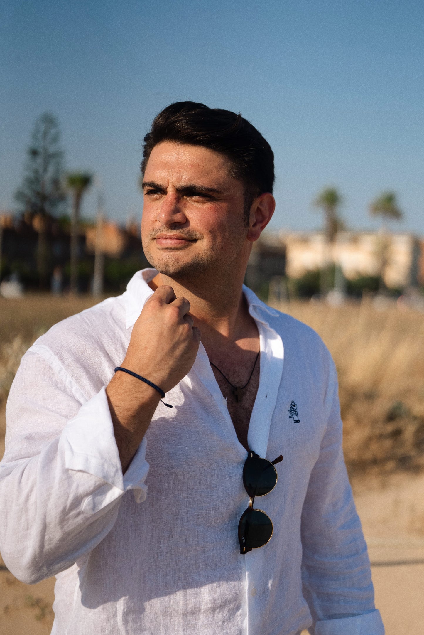 Camisa Blanca Sunset Lino