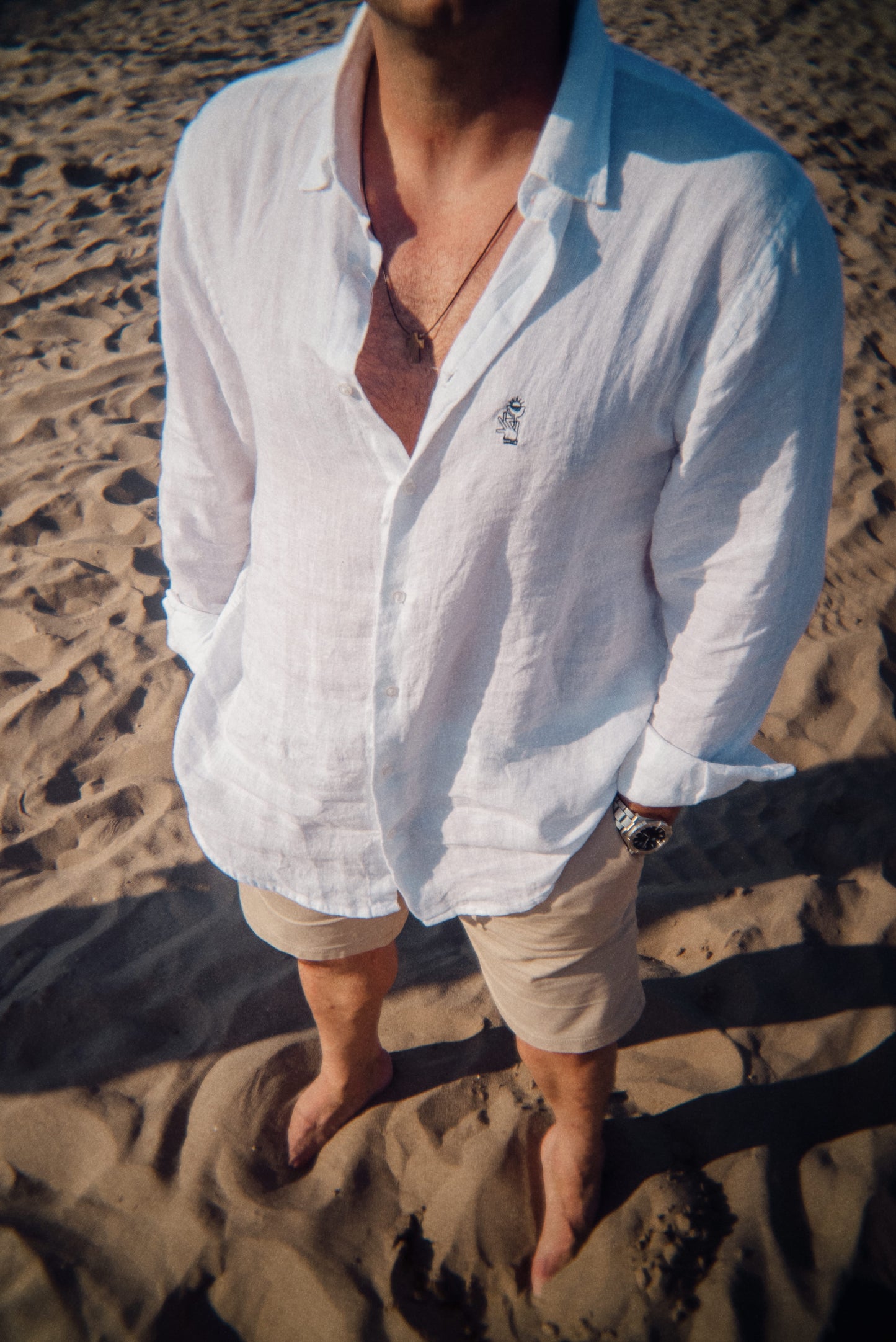 Camisa Blanca Sunset Lino