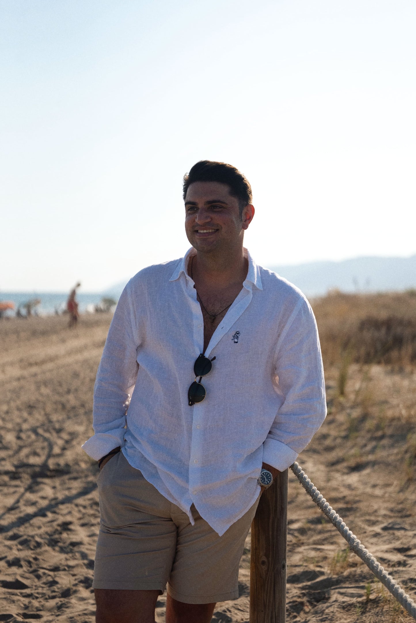 Camisa Blanca Sunset Lino