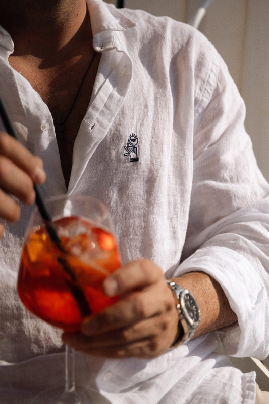 Camisa Blanca Sunset Lino